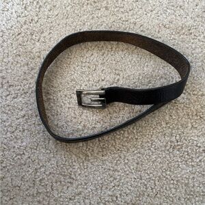 Guess Black Leather Belt
